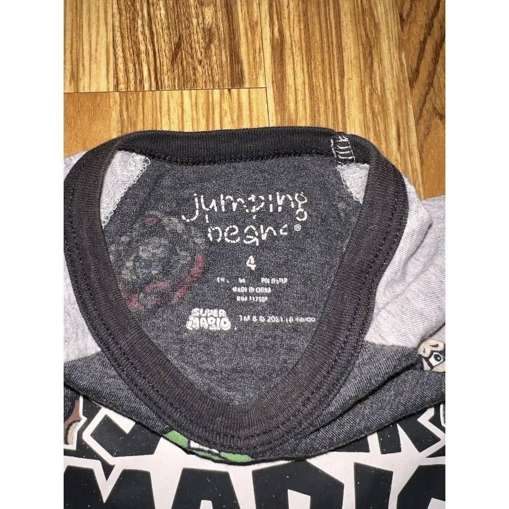 Carter's Fortnite Minecraft Jumping Beans Super Mario Boys Shirts Sz‎ 4 Lot of 4